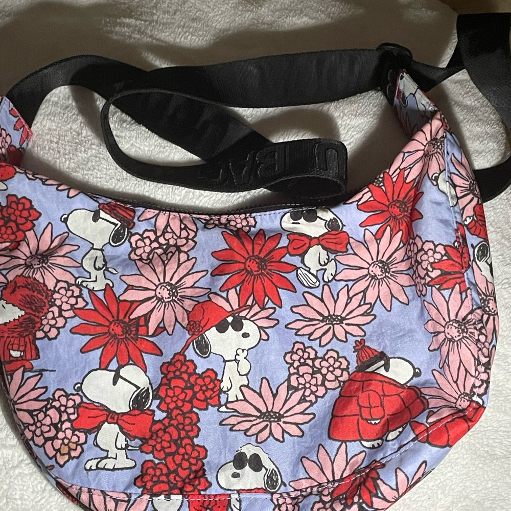Snoopy Floral Print Baggu